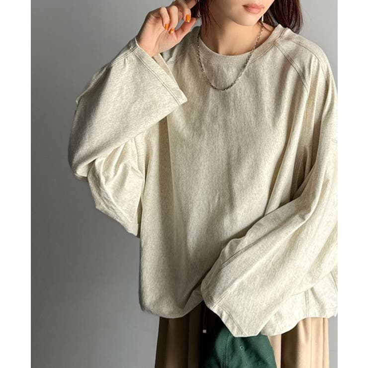 ゆるっと大人カジュアル。綿100%ドルマンスリーブカットロンTEE | Classical Elf  | 詳細画像16