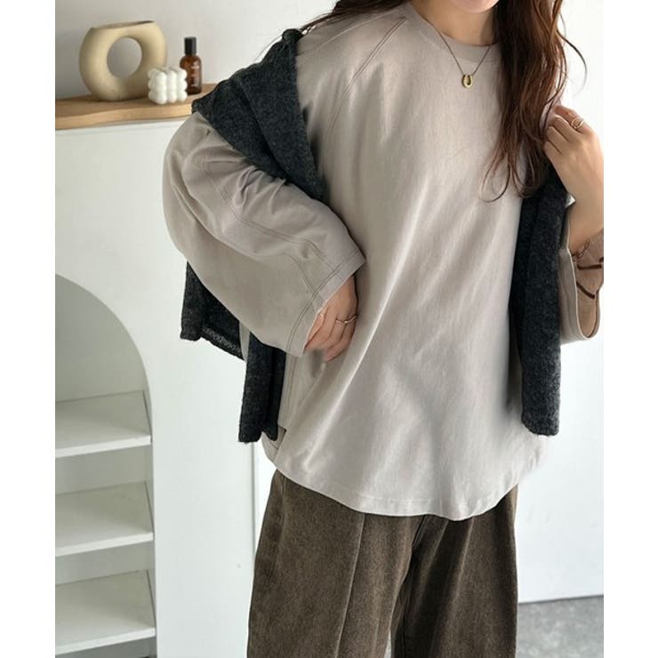 ゆるっと大人カジュアル。綿100%ドルマンスリーブカットロンTEE | Classical Elf  | 詳細画像22