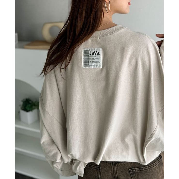 グレージュ | ゆるっと大人カジュアル。綿100%ドルマンスリーブカットロンTEE | Classical Elf