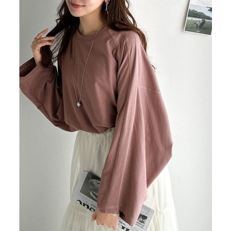 ゆるっと大人カジュアル。綿100%ドルマンスリーブカットロンTEE | Classical Elf  | 詳細画像26