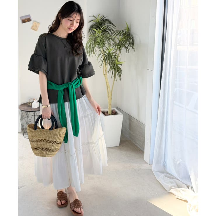 《JaVaジャバコラボ》甘さと着やすさの絶妙バランス。ワッフルダブルフリルトップ… | Classical Elf  | 詳細画像32 