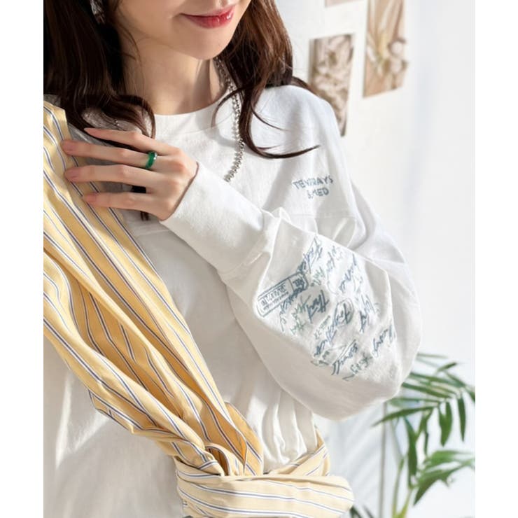 《JaVaジャバコラボ》袖を通せば、あなたも輝く。コットン100％刺繍胸元切り替… | Classical Elf  | 詳細画像1 