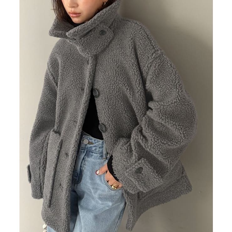 《JaVaジャバコラボ》纏う大人ボアが包み込む♪ボアショートブルゾン | Classical Elf  | 詳細画像11 