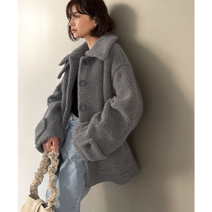 《JaVaジャバコラボ》纏う大人ボアが包み込む♪ボアショートブルゾン | Classical Elf  | 詳細画像17 