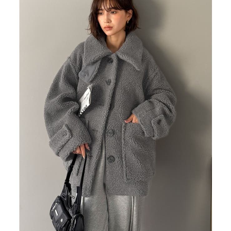 《JaVaジャバコラボ》纏う大人ボアが包み込む♪ボアショートブルゾン | Classical Elf  | 詳細画像20 