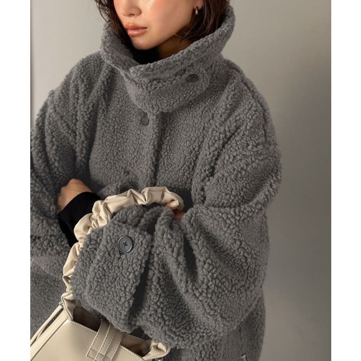 《JaVaジャバコラボ》纏う大人ボアが包み込む♪ボアショートブルゾン | Classical Elf  | 詳細画像21 