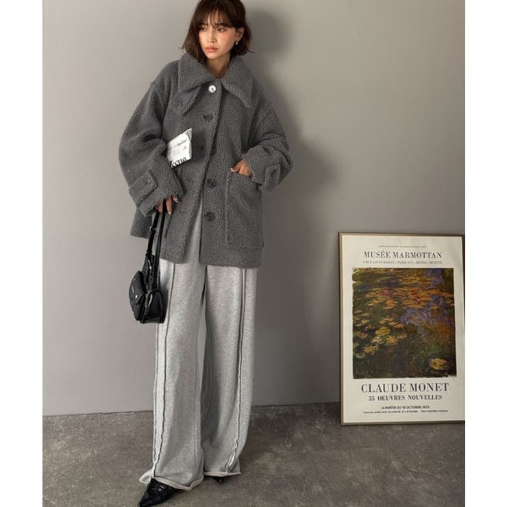 《JaVaジャバコラボ》纏う大人ボアが包み込む♪ボアショートブルゾン | Classical Elf  | 詳細画像24 