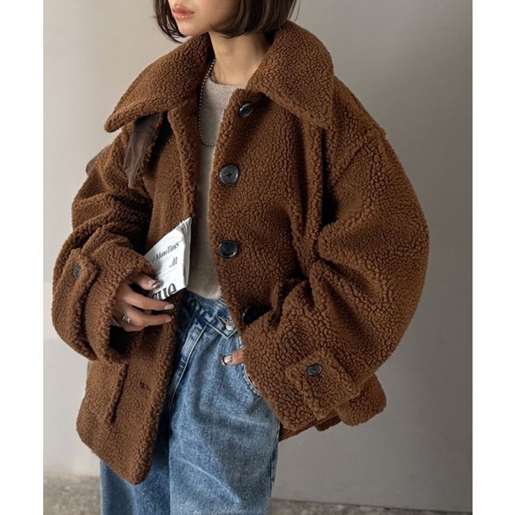 《JaVaジャバコラボ》纏う大人ボアが包み込む♪ボアショートブルゾン | Classical Elf  | 詳細画像25 