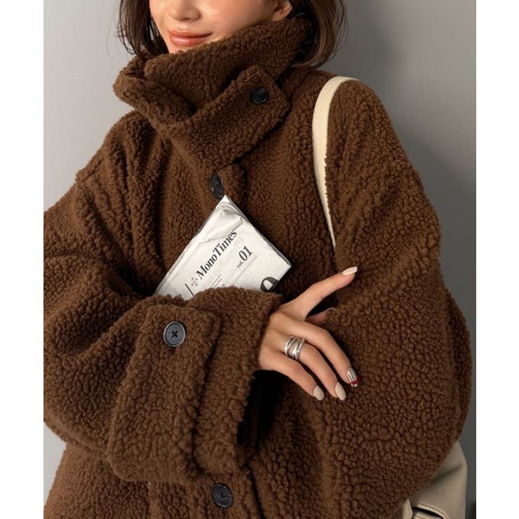 《JaVaジャバコラボ》纏う大人ボアが包み込む♪ボアショートブルゾン | Classical Elf  | 詳細画像26 