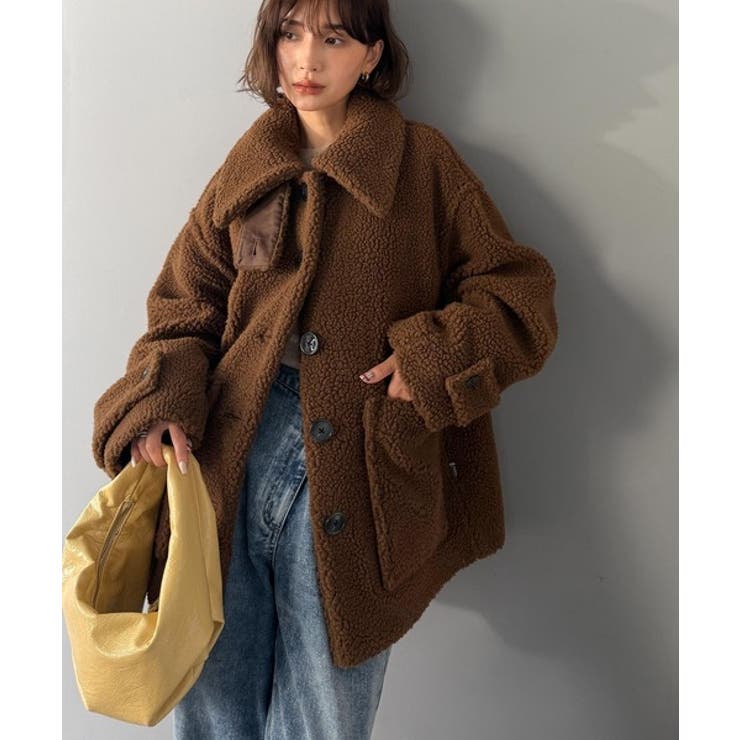 《JaVaジャバコラボ》纏う大人ボアが包み込む♪ボアショートブルゾン | Classical Elf  | 詳細画像28 