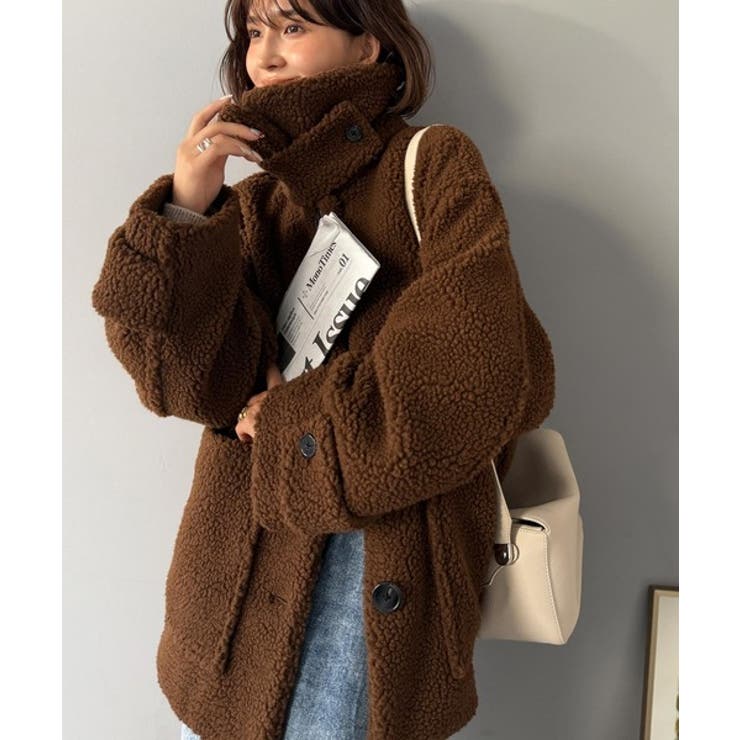 《JaVaジャバコラボ》纏う大人ボアが包み込む♪ボアショートブルゾン | Classical Elf  | 詳細画像29 