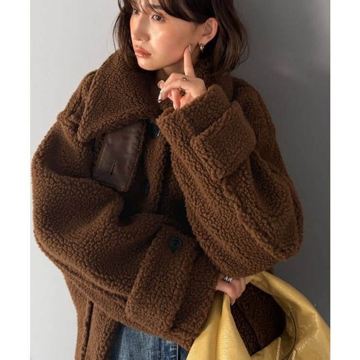 《JaVaジャバコラボ》纏う大人ボアが包み込む♪ボアショートブルゾン | Classical Elf  | 詳細画像31 