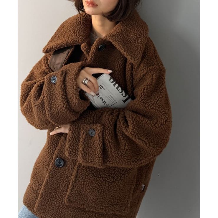 《JaVaジャバコラボ》纏う大人ボアが包み込む♪ボアショートブルゾン | Classical Elf  | 詳細画像36 