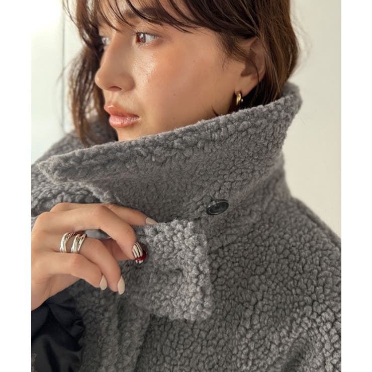 《JaVaジャバコラボ》纏う大人ボアが包み込む♪ボアショートブルゾン | Classical Elf  | 詳細画像38 