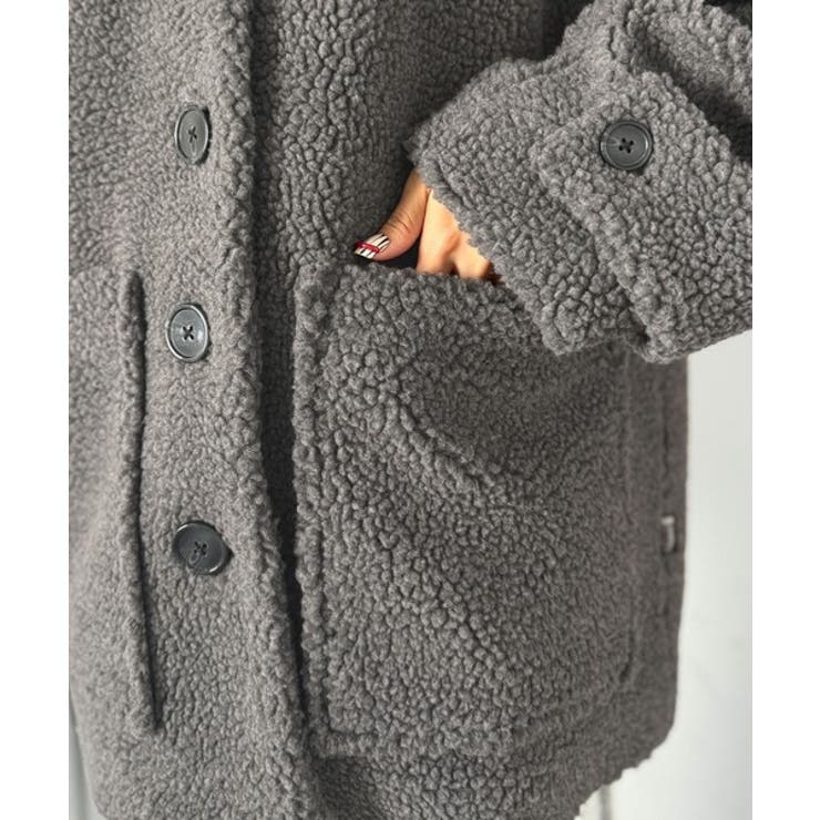 《JaVaジャバコラボ》纏う大人ボアが包み込む♪ボアショートブルゾン | Classical Elf  | 詳細画像39 