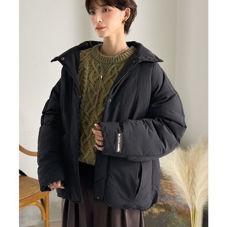  ヘビロテ確定♪ゆったり暖か一軍アウター！スタンドカラービックポケットナイロンブ… | Classical Elf  | 詳細画像13 