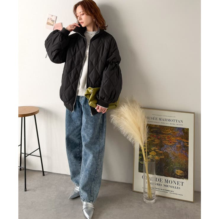 《JaVaジャバコラボ》大人カジュアルの主役。ダブルキルティング袖ドロスト中綿ジ… | Classical Elf  | 詳細画像17 