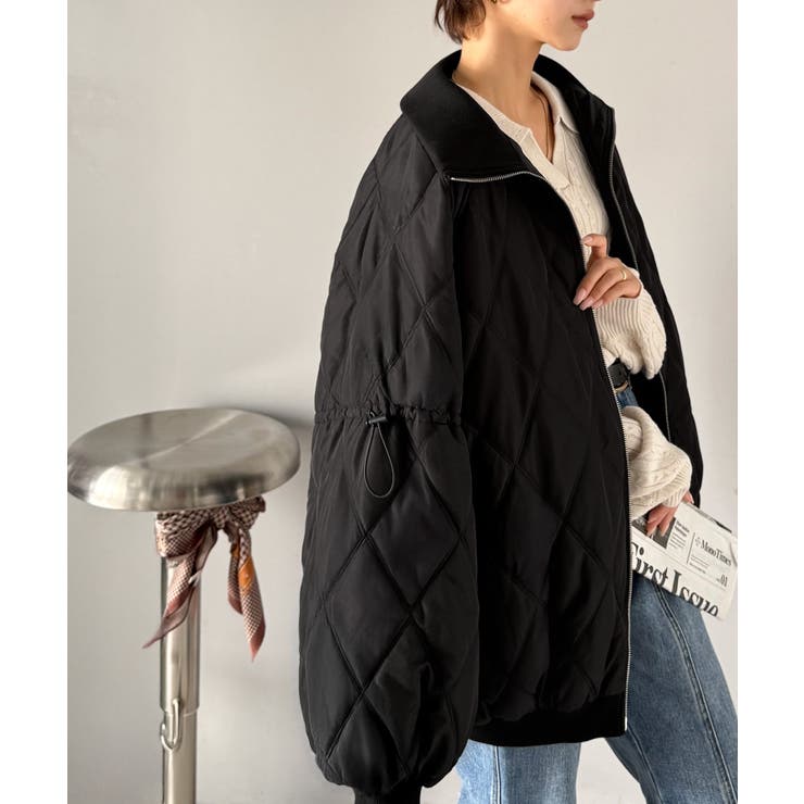 《JaVaジャバコラボ》大人カジュアルの主役。ダブルキルティング袖ドロスト中綿ジ… | Classical Elf  | 詳細画像23 