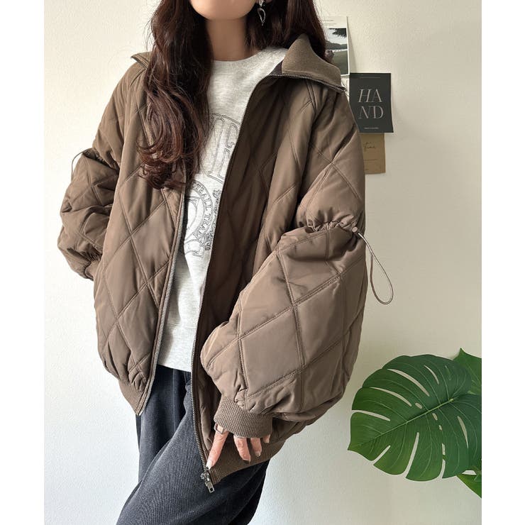 《JaVaジャバコラボ》大人カジュアルの主役。ダブルキルティング袖ドロスト中綿ジ… | Classical Elf  | 詳細画像29 