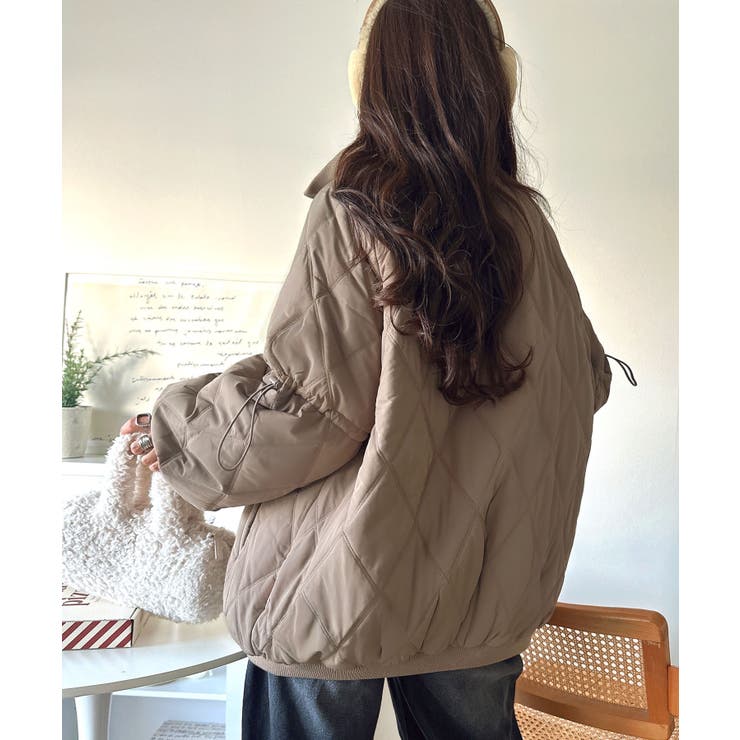 《JaVaジャバコラボ》大人カジュアルの主役。ダブルキルティング袖ドロスト中綿ジ… | Classical Elf  | 詳細画像31 