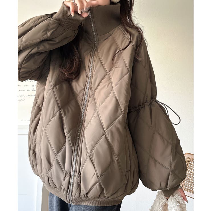 《JaVaジャバコラボ》大人カジュアルの主役。ダブルキルティング袖ドロスト中綿ジ… | Classical Elf  | 詳細画像32 