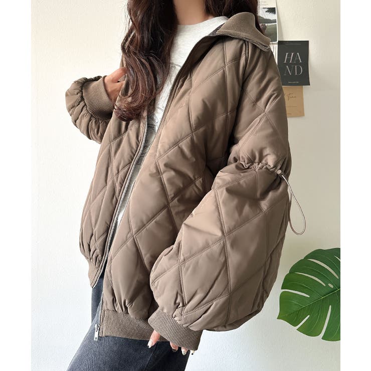 《JaVaジャバコラボ》大人カジュアルの主役。ダブルキルティング袖ドロスト中綿ジ… | Classical Elf  | 詳細画像33 