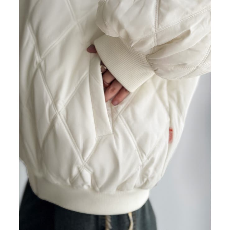 《JaVaジャバコラボ》大人カジュアルの主役。ダブルキルティング袖ドロスト中綿ジ… | Classical Elf  | 詳細画像37 