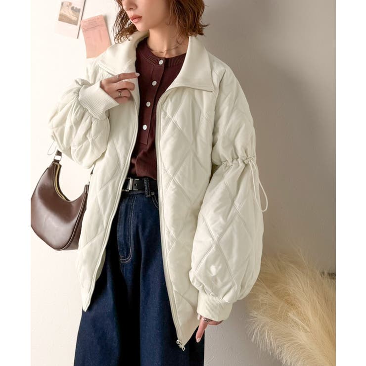 《JaVaジャバコラボ》大人カジュアルの主役。ダブルキルティング袖ドロスト中綿ジ… | Classical Elf  | 詳細画像5 