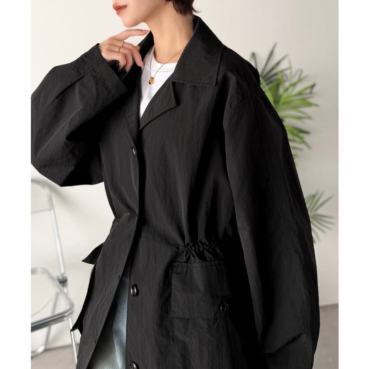 《JaVaジャバコラボ》洒落感ひらり、シルエット決まる。ナイロンワッシャー素材ウ… | Classical Elf  | 詳細画像12 