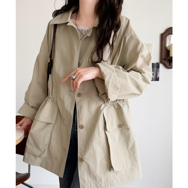 《JaVaジャバコラボ》洒落感ひらり、シルエット決まる。ナイロンワッシャー素材ウ… | Classical Elf  | 詳細画像21 