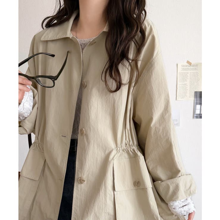 《JaVaジャバコラボ》洒落感ひらり、シルエット決まる。ナイロンワッシャー素材ウ… | Classical Elf  | 詳細画像23 