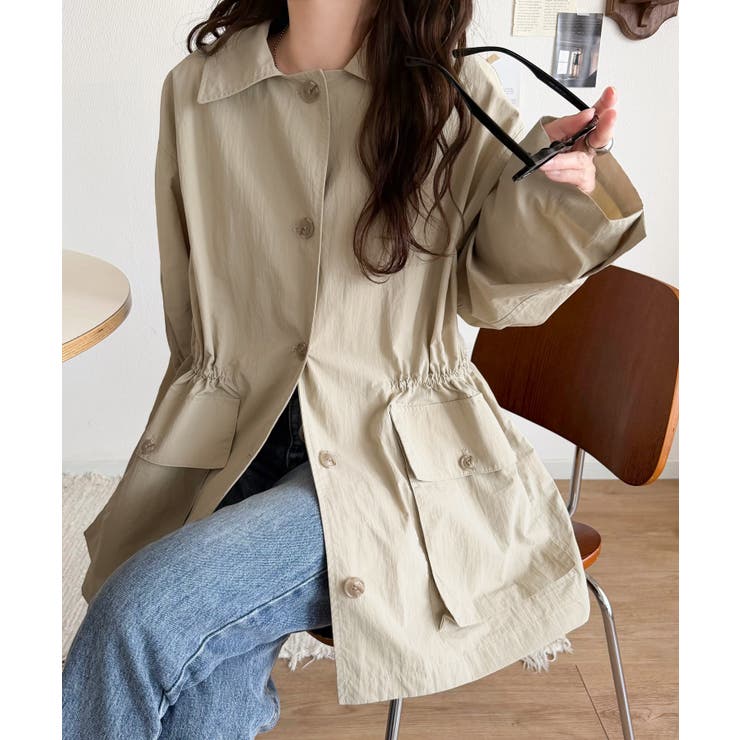 《JaVaジャバコラボ》洒落感ひらり、シルエット決まる。ナイロンワッシャー素材ウ… | Classical Elf  | 詳細画像24 