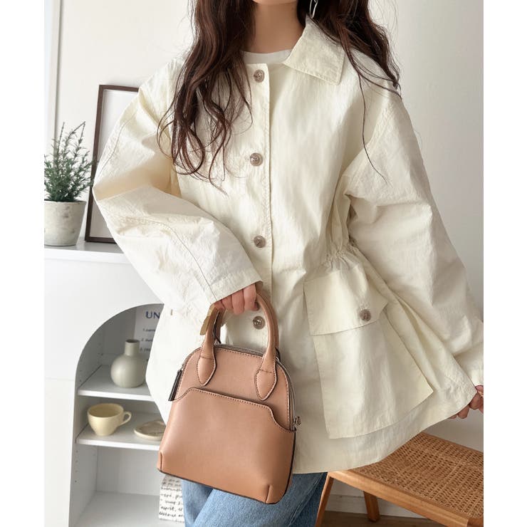 《JaVaジャバコラボ》洒落感ひらり、シルエット決まる。ナイロンワッシャー素材ウ… | Classical Elf  | 詳細画像6 