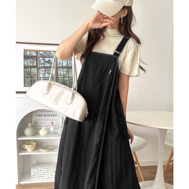 《JaVaジャバコラボ》お洒落さと、快適さと。フロントポケット付きナイロン100… | Classical Elf  | 詳細画像6 