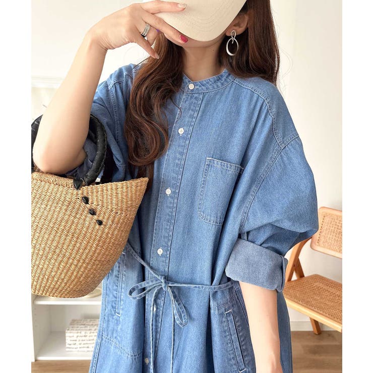 《JaVaジャバコラボ》頑張らないのに、視線をさらう。コットン100％デニムシャ… | Classical Elf  | 詳細画像8 