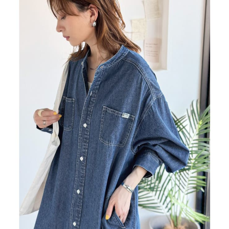 《JaVaジャバコラボ》頑張らないのに、視線をさらう。コットン100％デニムシャ… | Classical Elf  | 詳細画像10 