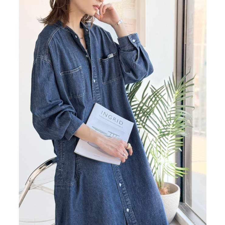 《JaVaジャバコラボ》頑張らないのに、視線をさらう。コットン100％デニムシャ… | Classical Elf  | 詳細画像13 