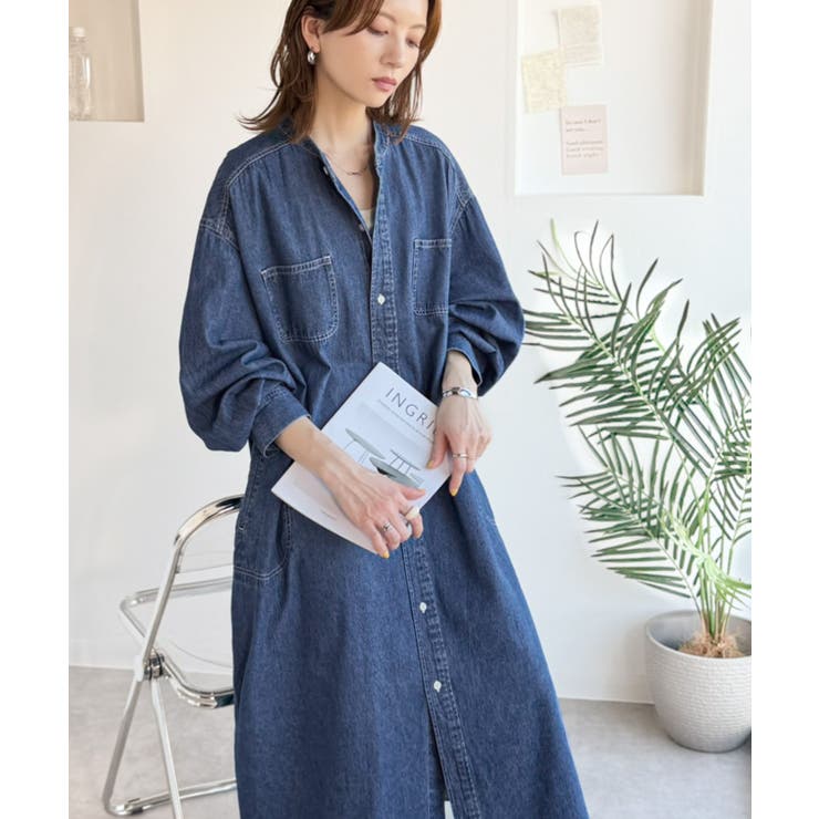 《JaVaジャバコラボ》頑張らないのに、視線をさらう。コットン100％デニムシャ… | Classical Elf  | 詳細画像15 