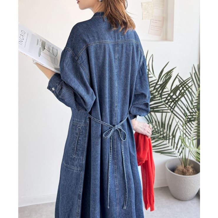 《JaVaジャバコラボ》頑張らないのに、視線をさらう。コットン100％デニムシャ… | Classical Elf  | 詳細画像18 