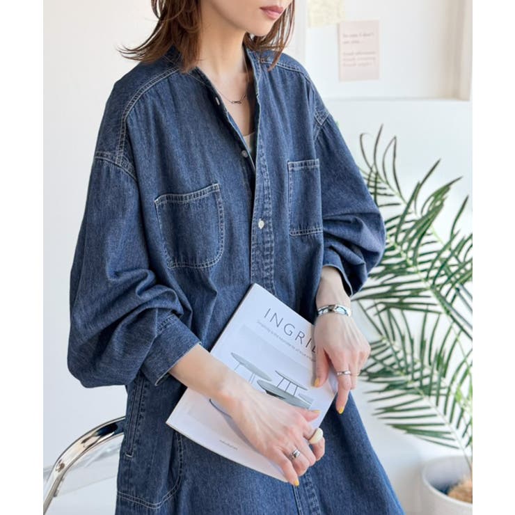 《JaVaジャバコラボ》頑張らないのに、視線をさらう。コットン100％デニムシャ… | Classical Elf  | 詳細画像19 