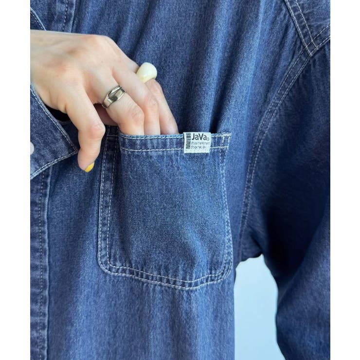 《JaVaジャバコラボ》頑張らないのに、視線をさらう。コットン100％デニムシャ… | Classical Elf  | 詳細画像23 