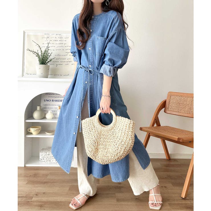 《JaVaジャバコラボ》頑張らないのに、視線をさらう。コットン100％デニムシャ… | Classical Elf  | 詳細画像2 