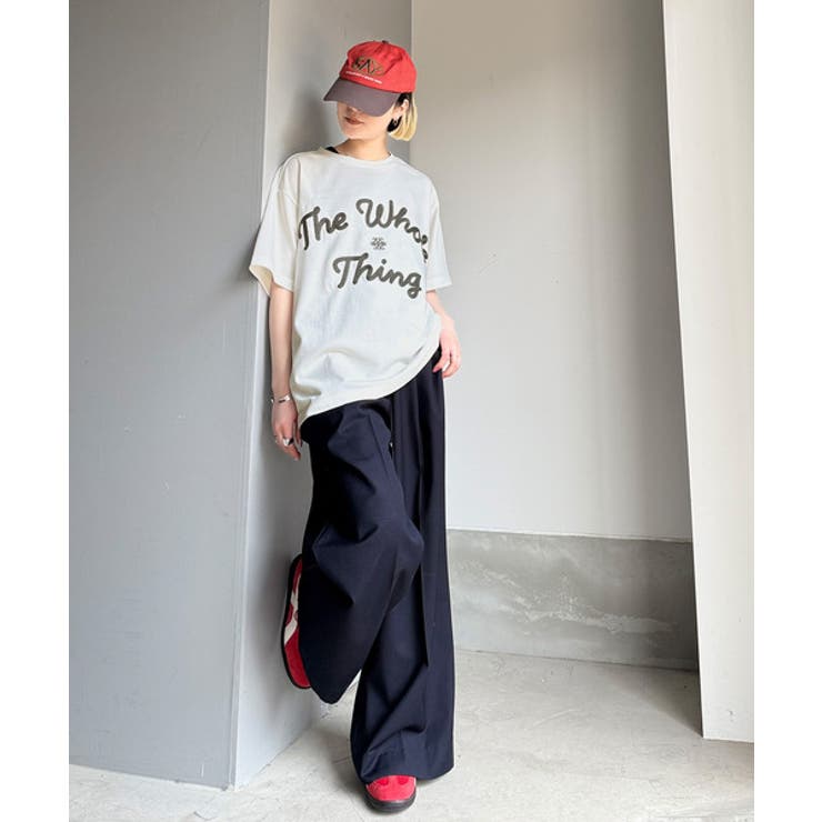 《JaVaジャバコラボ》“トレンドを纏う”コード刺繍ロゴ半袖Tシャツ(オーバーサ… | Classical Elf  | 詳細画像9 