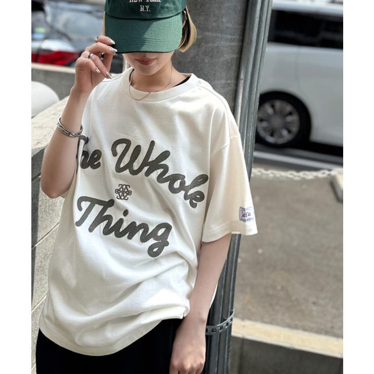 《JaVaジャバコラボ》“トレンドを纏う”コード刺繍ロゴ半袖Tシャツ(オーバーサ… | Classical Elf  | 詳細画像10 