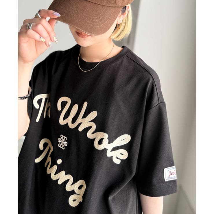 《JaVaジャバコラボ》“トレンドを纏う”コード刺繍ロゴ半袖Tシャツ(オーバーサ… | Classical Elf  | 詳細画像12 