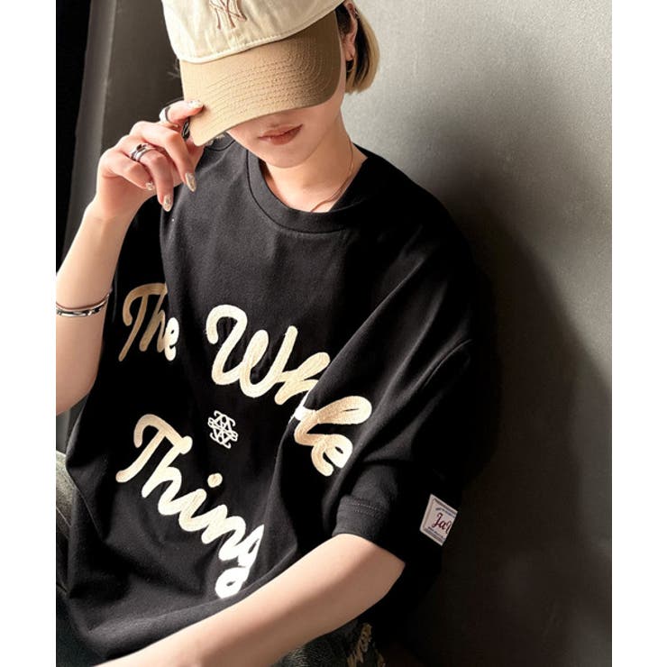 《JaVaジャバコラボ》“トレンドを纏う”コード刺繍ロゴ半袖Tシャツ(オーバーサ… | Classical Elf  | 詳細画像16 