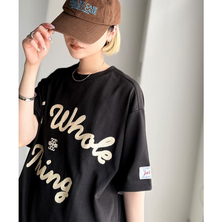 《JaVaジャバコラボ》“トレンドを纏う”コード刺繍ロゴ半袖Tシャツ(オーバーサ… | Classical Elf  | 詳細画像18 