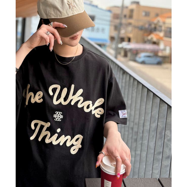 《JaVaジャバコラボ》“トレンドを纏う”コード刺繍ロゴ半袖Tシャツ(オーバーサ… | Classical Elf  | 詳細画像21 