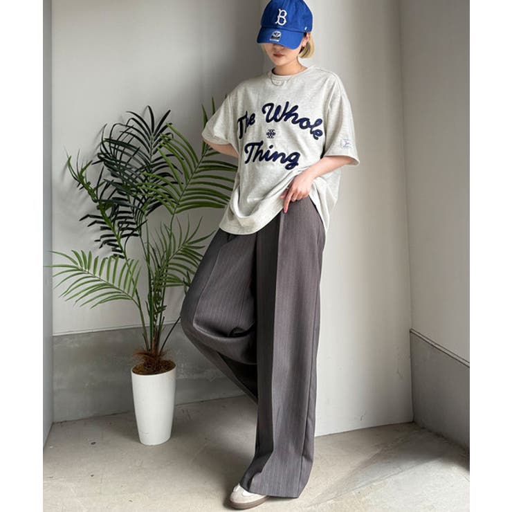 《JaVaジャバコラボ》“トレンドを纏う”コード刺繍ロゴ半袖Tシャツ(オーバーサ… | Classical Elf  | 詳細画像24 