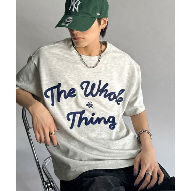 《JaVaジャバコラボ》“トレンドを纏う”コード刺繍ロゴ半袖Tシャツ(オーバーサ… | Classical Elf  | 詳細画像33 